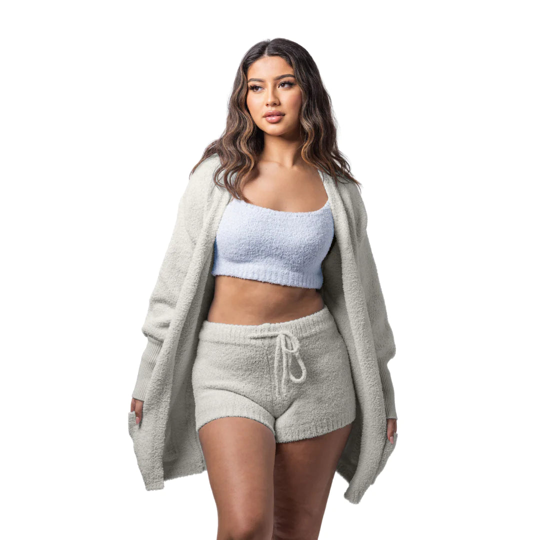 Cosy Pajama 3-Piece Set(Free Size)