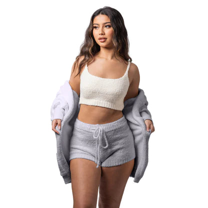 Cosy Pajama 3-Piece Set(Free Size)